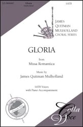 Gloria SATB choral sheet music cover